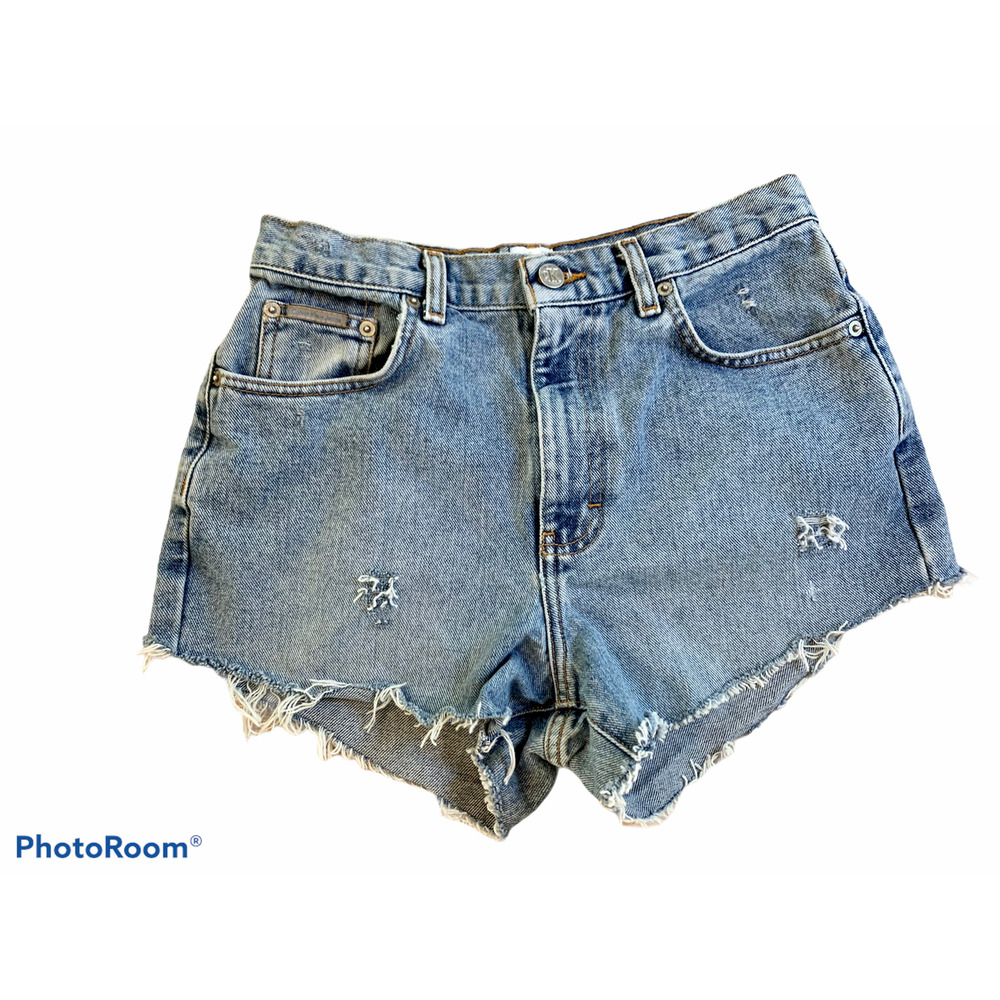 Vintage Calvin Klein cut off denim jean shorts